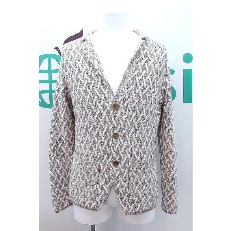 奇跡の再販 パニカーレpanicale イタリア製 コットンニット テーラードジャケット メンズ 48 グレージュ 白 好評につき延長 Glicoapp Com Br