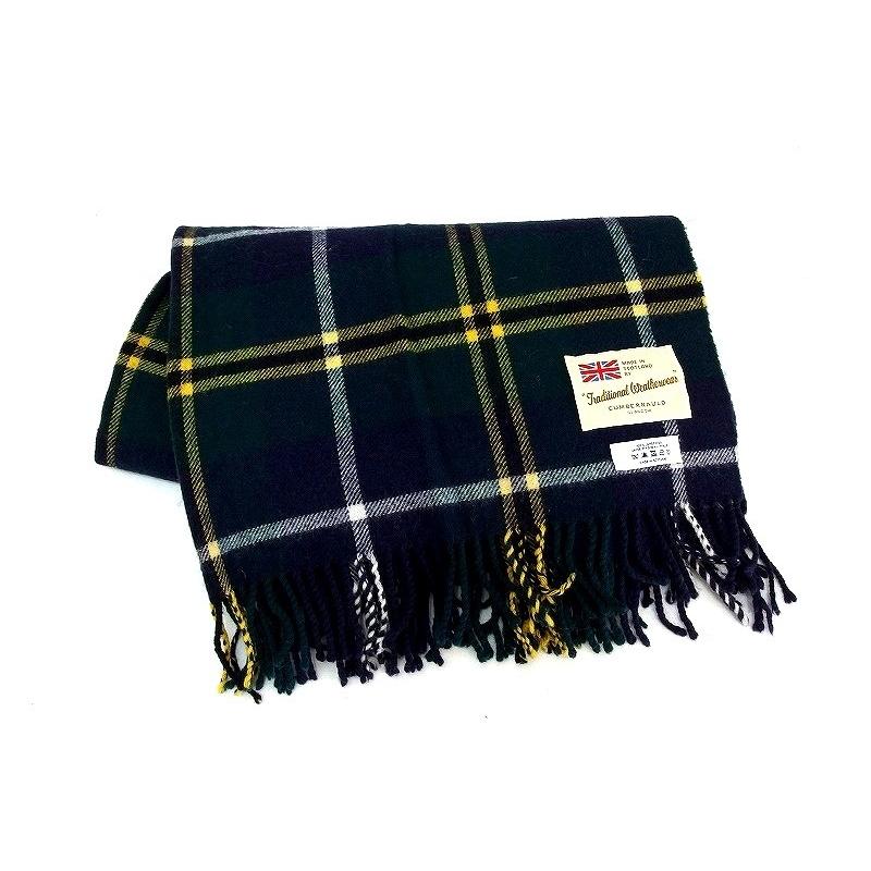 Traditional Weatherwear トラディショナルウェザーウェア チェック柄 ウール100 ストール マフラー Kz Visionヤフーショッピング店 通販 Yahoo ショッピング