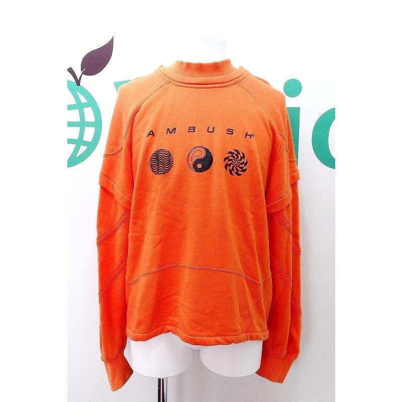 アンブッシュAMBUSH ロゴプリント スウェット プルオーバー メンズ 1  