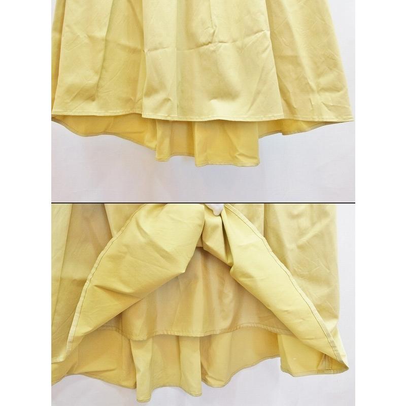 M-PREMIER エムプルミエ ギャザー フレアスカート フィッシュテール  