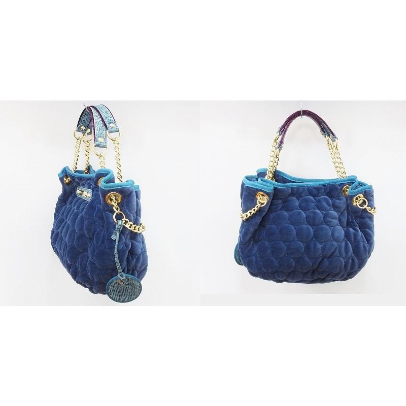 JUICY COUTURE ジューシークチュール ベロア キルティング ショルダー 