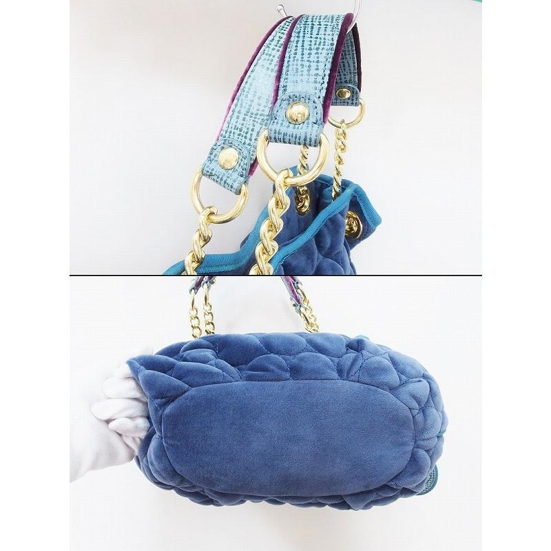 JUICY COUTURE ジューシークチュール ベロア キルティング ショルダー 