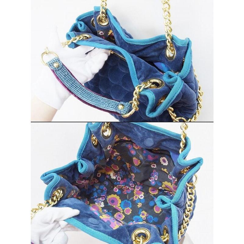 JUICY COUTURE ジューシークチュール ベロア キルティング ショルダー 