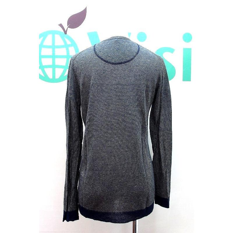 セオリーリュクス カーディガン theory luxe（セオリーリュクス） マイクロボーダー リネン混 Vネック