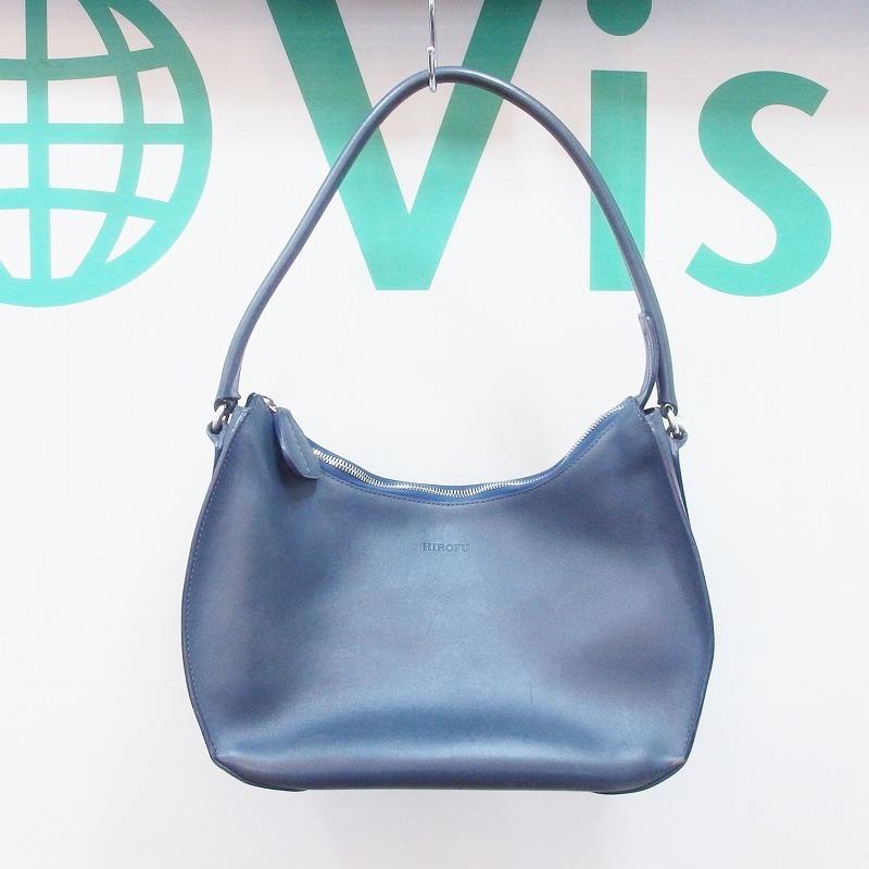 Hirofu ヒロフ ショルダーバッグ ワンショルダー レザー スチールブルー Kz Visionヤフーショッピング店 通販 Yahoo ショッピング