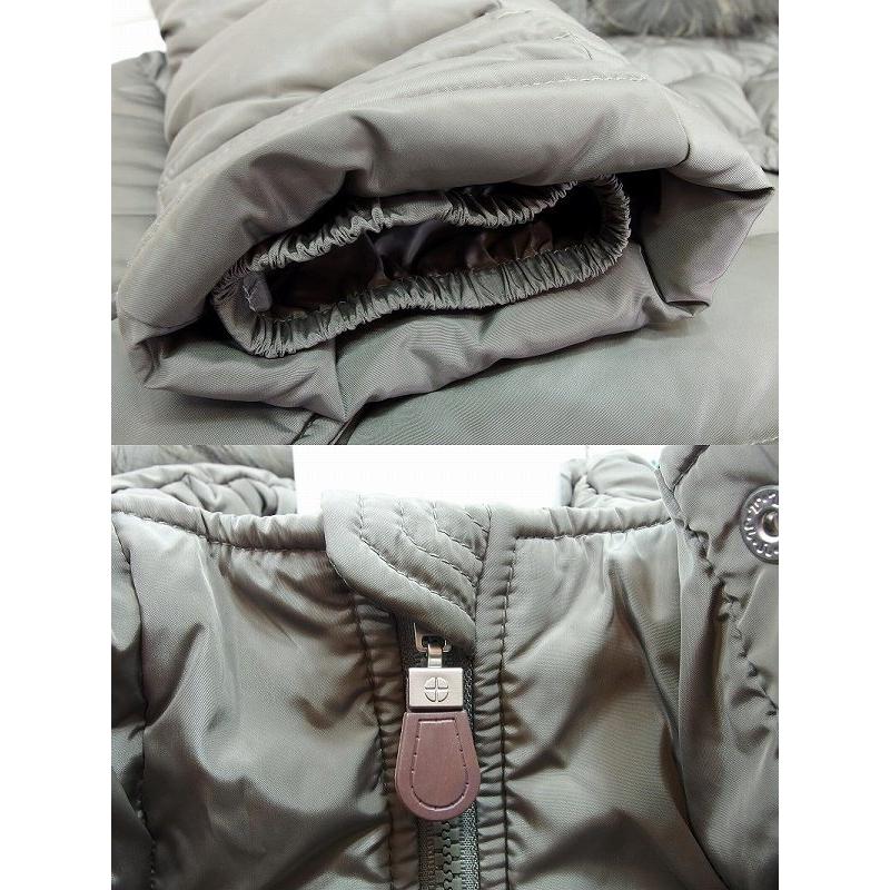 モナリザMONNALISA イタリア製 ラクンファー リボンベルト付き ダウン  