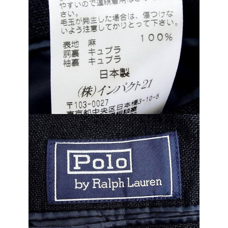POLO RALPH LAUREN ラルフローレン 麻 リネン100％ シングル3B 
