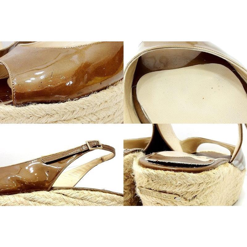 JIMMY CHOO ジミーチュウ♡ウェッジソールサンダル38