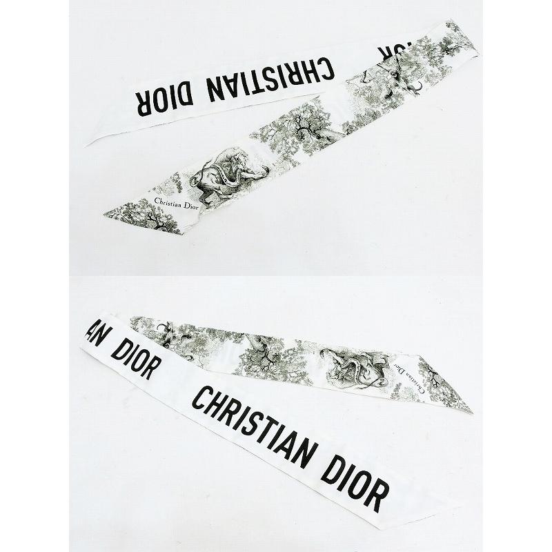 Christian Dior クリスチャンディオール ミッツァ スカーフ ロゴ