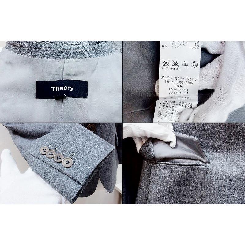 theory（セオリー） テーラードジャケット 00 グレー : BRAND VISION 