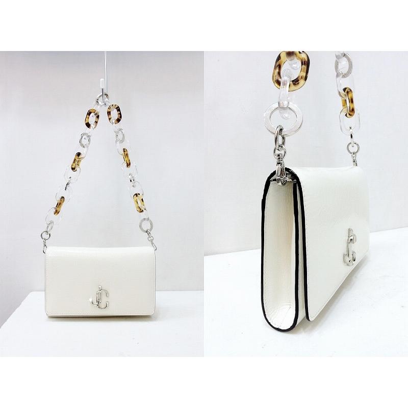 JIMMY CHOO（ジミーチュウ） ヴァレンヌ クラッチ プラチェーン 2WAY 