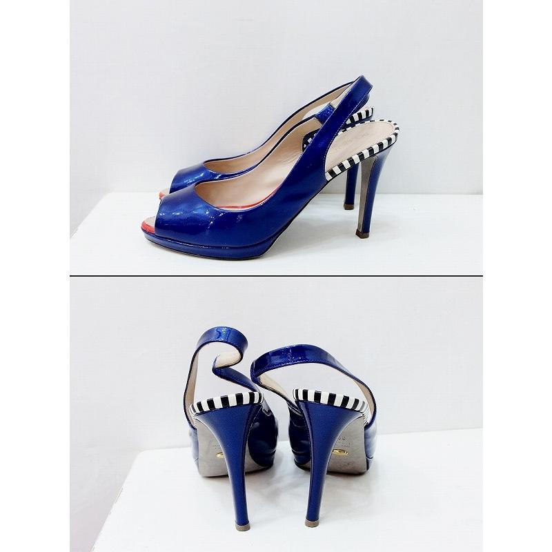 ⭐️新品未使用⭐️　セルジオロッシ　ヒールパンプス　ポインテッドトゥ　エナメル 美品】 sergio rossi / セルジオロッシ | エナメル レザー ポイン