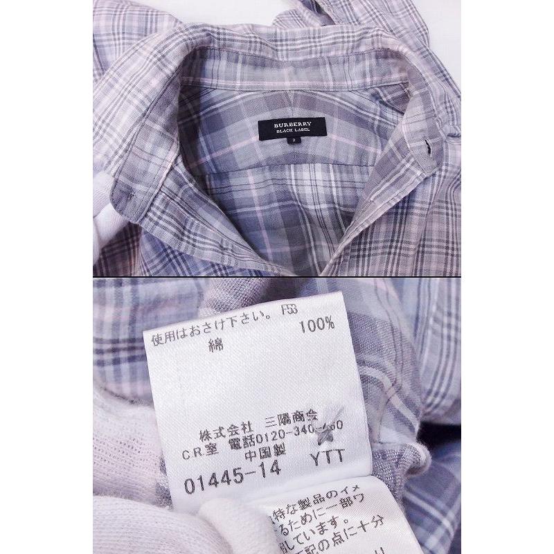 BURBERRY BLACK LABEL バーバリーブラックレーベル タータンチェック 