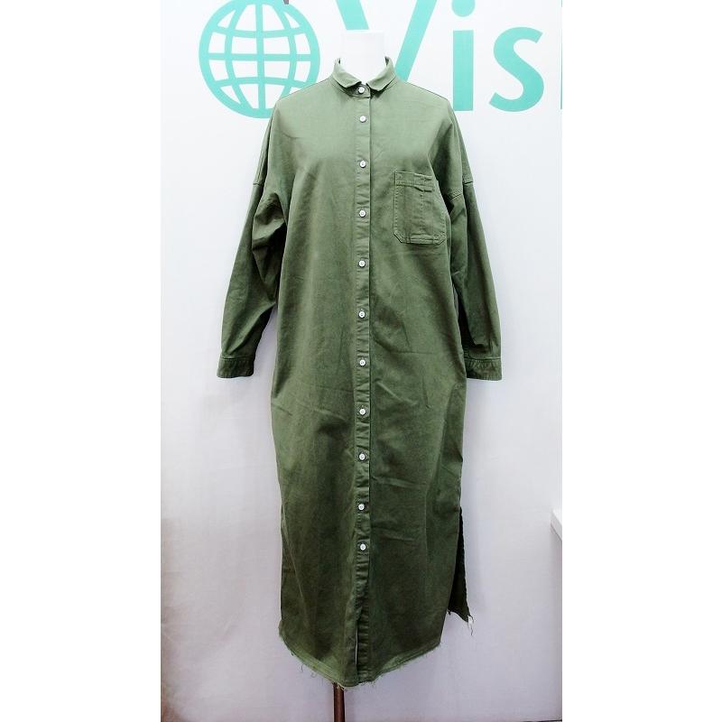UPPER HIGHTS/アッパーハイツ ARMY シャツワンピース *ベルト欠品 1  