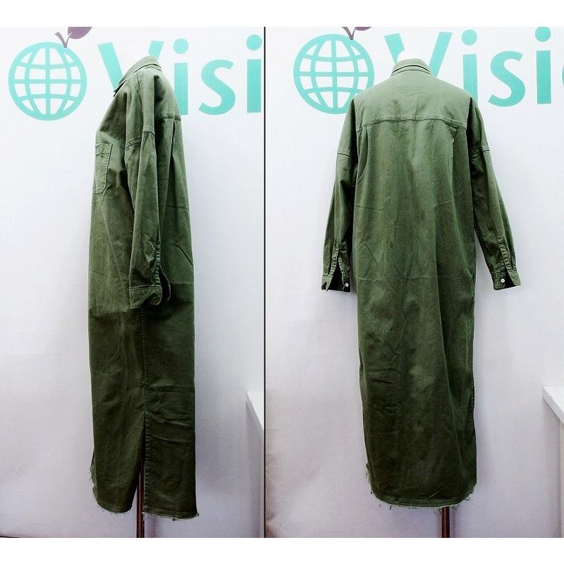 UPPER HIGHTS/アッパーハイツ ARMY シャツワンピース *ベルト欠品 1  