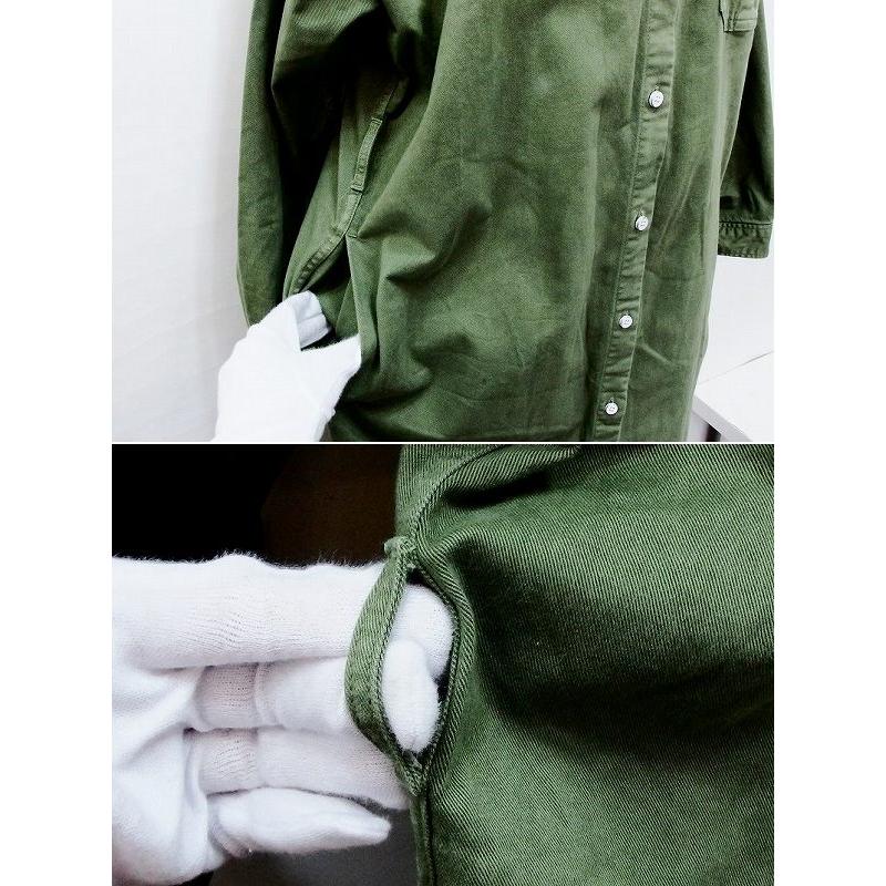 UPPER HIGHTS/アッパーハイツ ARMY シャツワンピース *ベルト欠品 1  