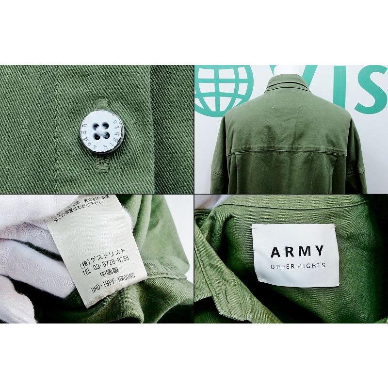 UPPER HIGHTS/アッパーハイツ ARMY シャツワンピース *ベルト欠品 1  