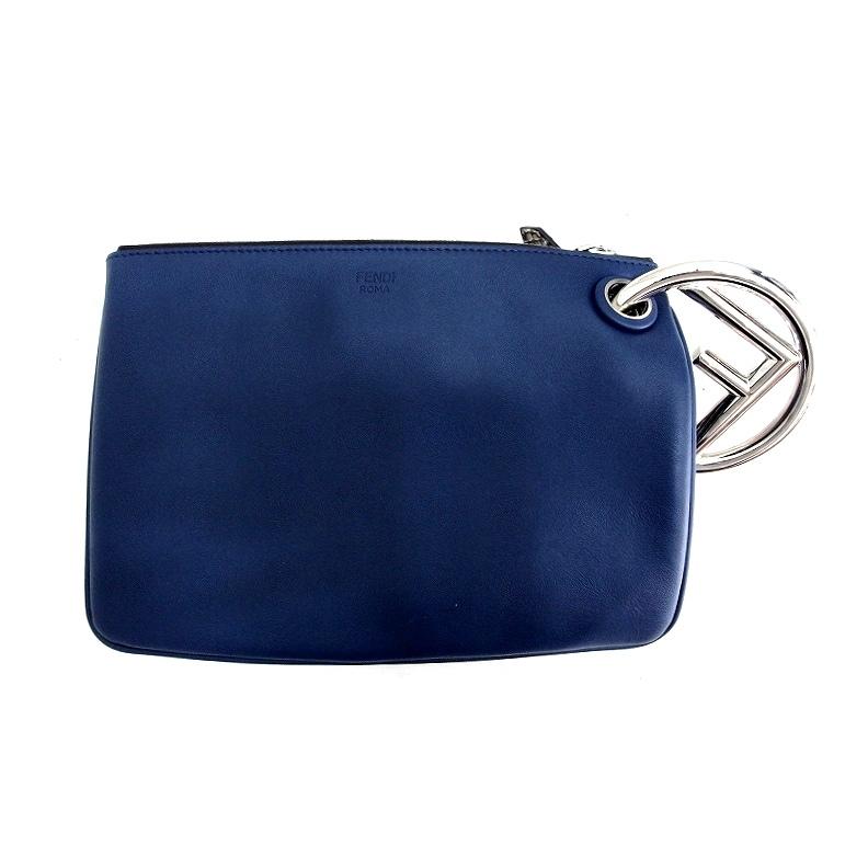 FENDI フェンディ トリプレット クラッチバッグ ポーチ パイソン 