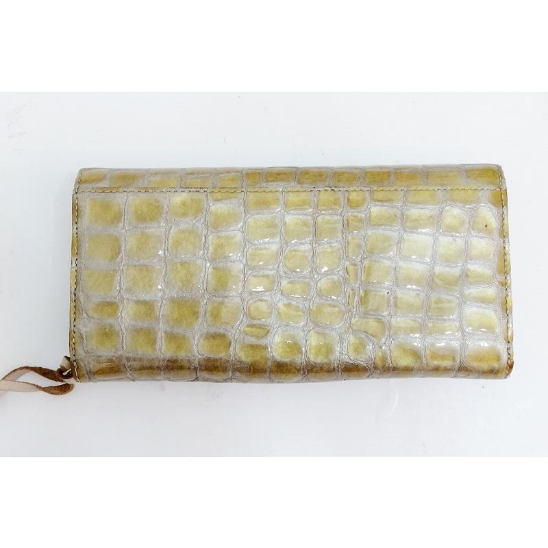 1metre carre 長財布 クロコ型押し イエロー系 : Visionヤフー 