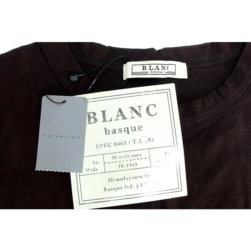 blanc basque（ブランバスク） 【タグ付き】 ロゴプリント 半袖Tシャツ 
