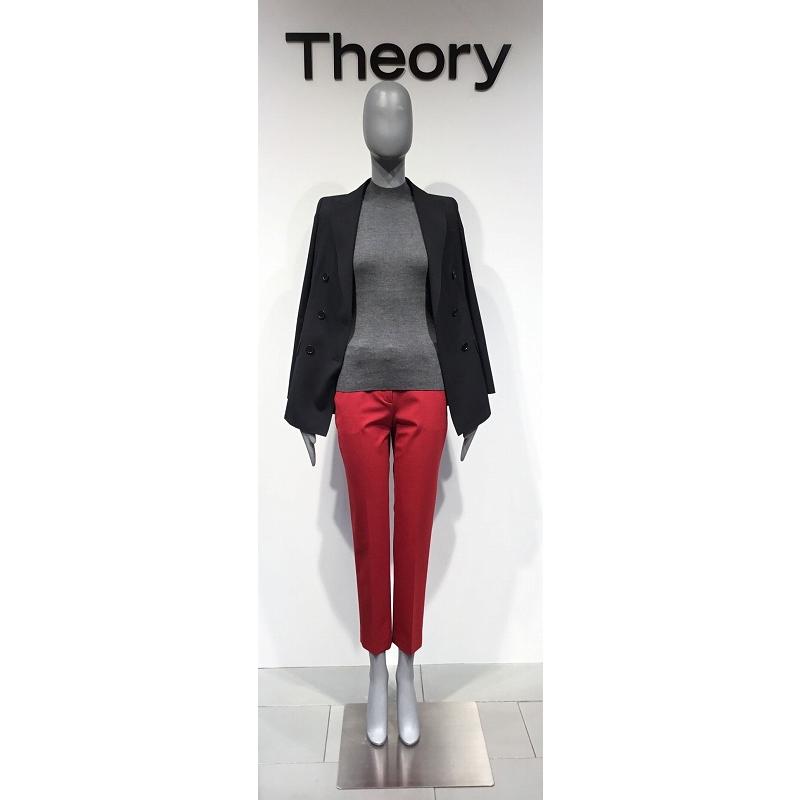 theory セオリー タグ付き センタープレス クロップド theory セオリー タグ付き センタープレス クロップド