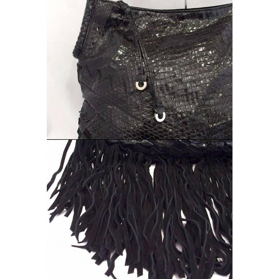 美品❗️ JIMMY CHOO フリンジ ショルダーバッグ JIMMY CHOO（ジミーチュウ） フリンジ ショルダーバッグ 黒 : Vision