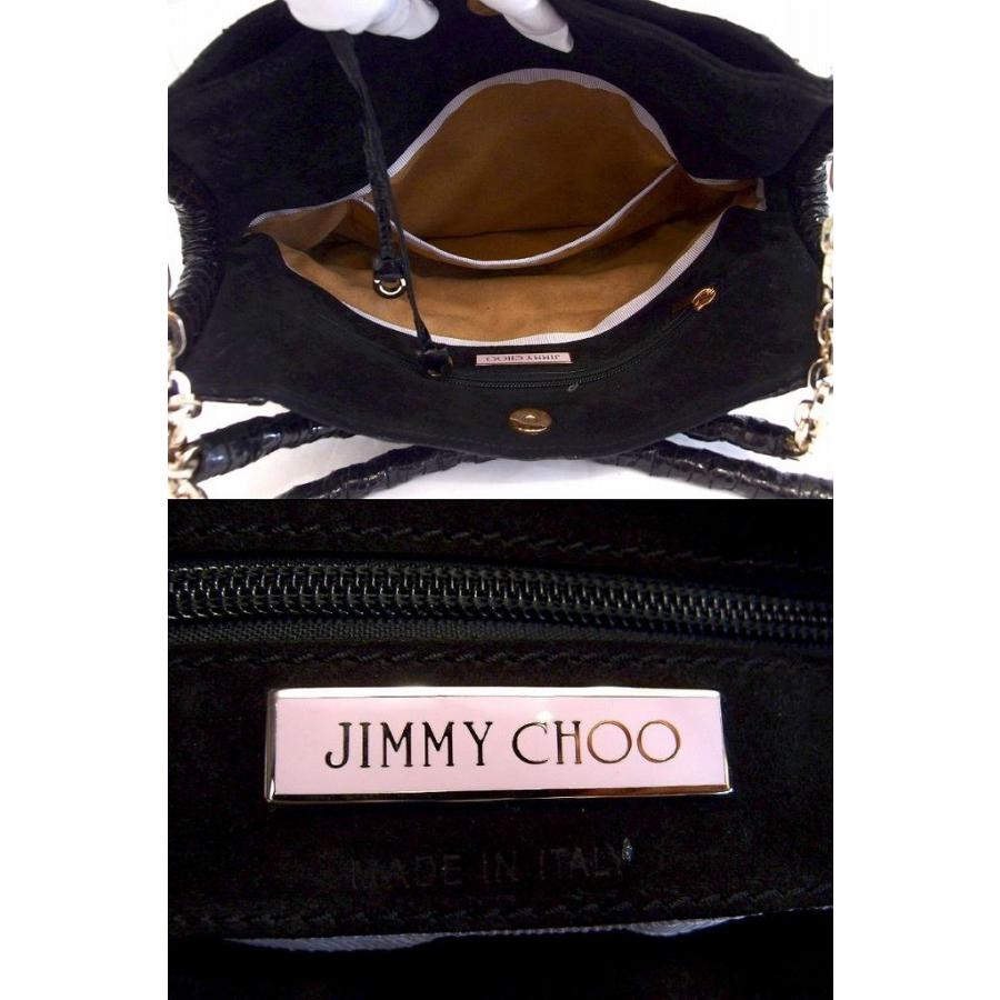 JIMMY CHOO（ジミーチュウ） フリンジ ショルダーバッグ 黒 : Vision
