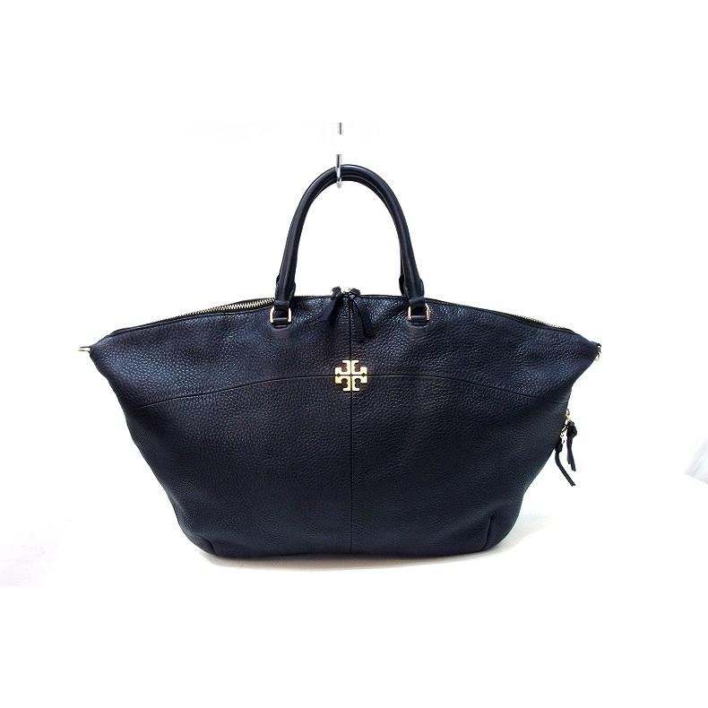 TORY BURCH トリーバーチ レザー ハンドバッグ トートバッグ 舟型  