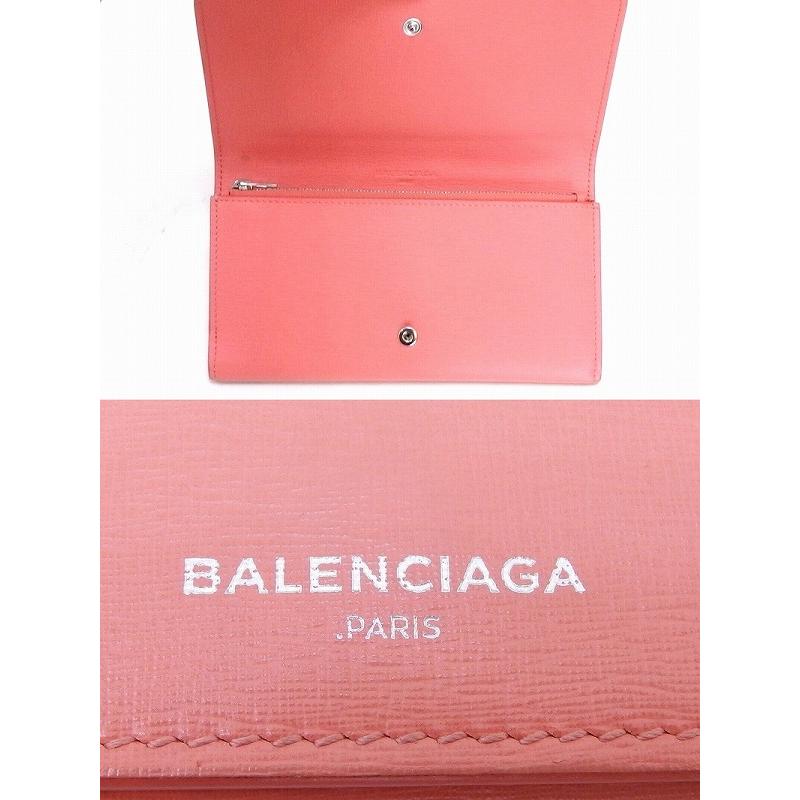 BALENCIAGA（バレンシアガ） エッセンシャルマニー レザー長財布 