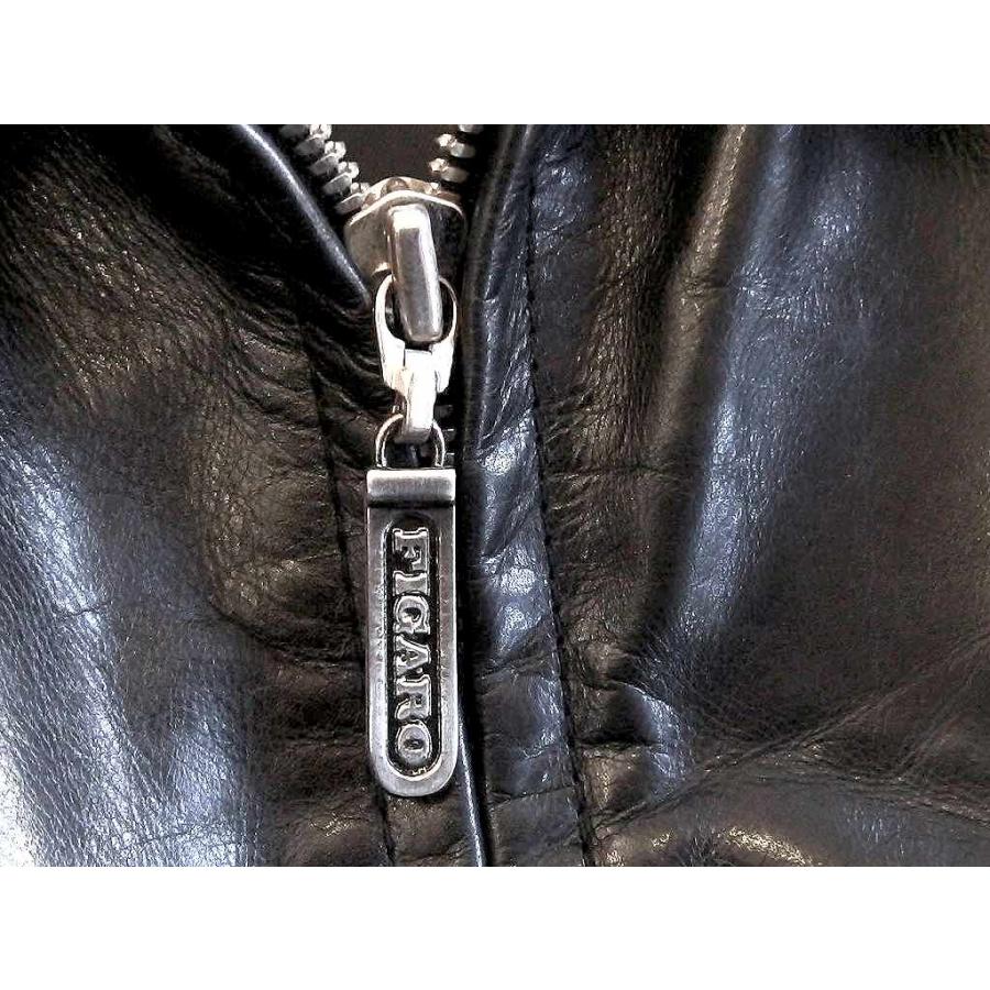 FIGARO Paris フィガロ レザー ジャケット メンズ ・M ブラック  