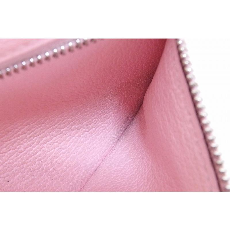 HERMES エルメス  ベアン スフレ 長財布 シェーブル シルバー金具 2021年製 ピンク 中古の画像