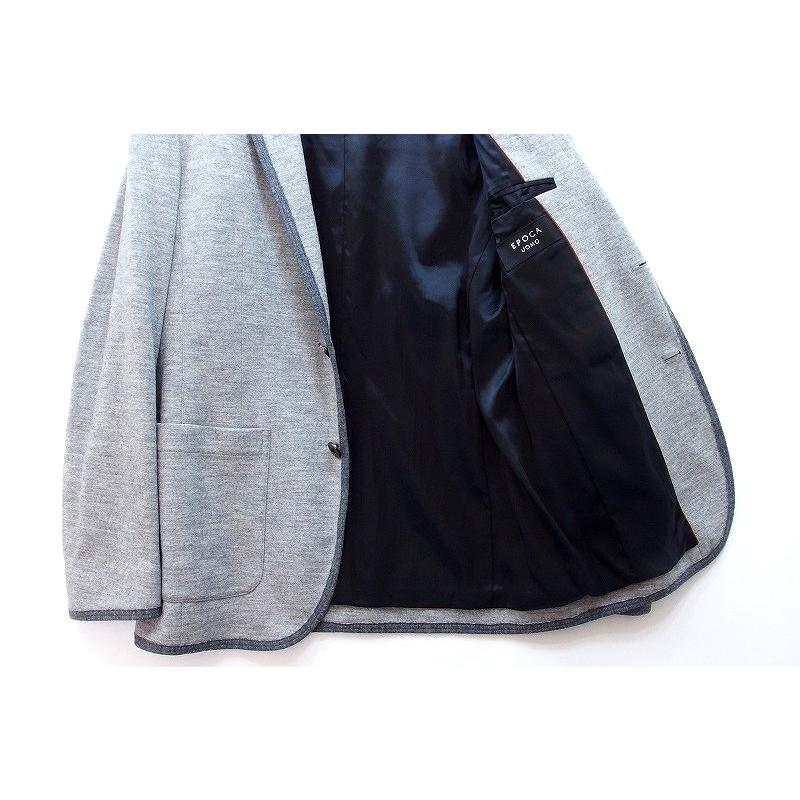 【新品】エポカウォモ／テーラードジャケット アンゴラ入り L／48（ITL48） EPOCA（エポカ） EPOCA UOMO ウォモ アンゴラ混ウール テーラード