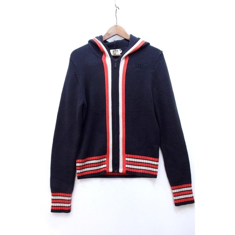 JUICY COUTURE ジューシークチュール ジップアップ ニットパーカー ・S 