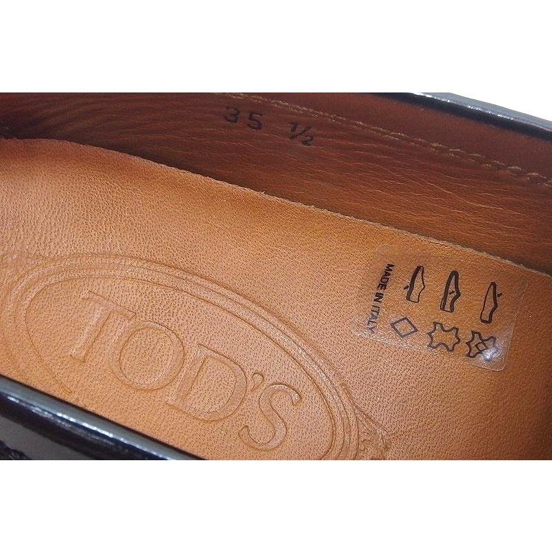 TOD'S（トッズ） パテントレザー ローファー ドライビングシューズ
