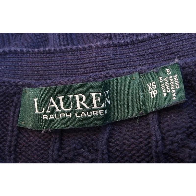 POLO RALPH LAUREN ラルフローレン ケーブル編み 金釦 コットン POLO RALPH LAUREN ラルフローレン ケーブル編み 金釦 コットン