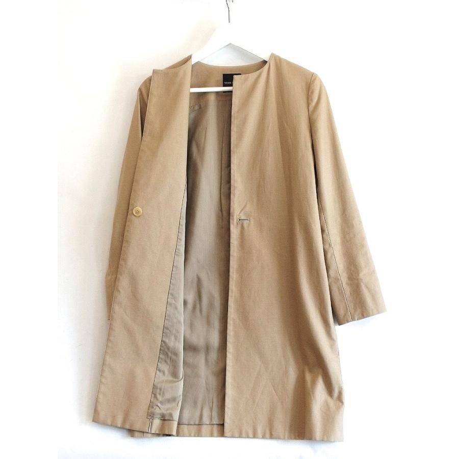 yokochan】 ノーカラースプリングコート38