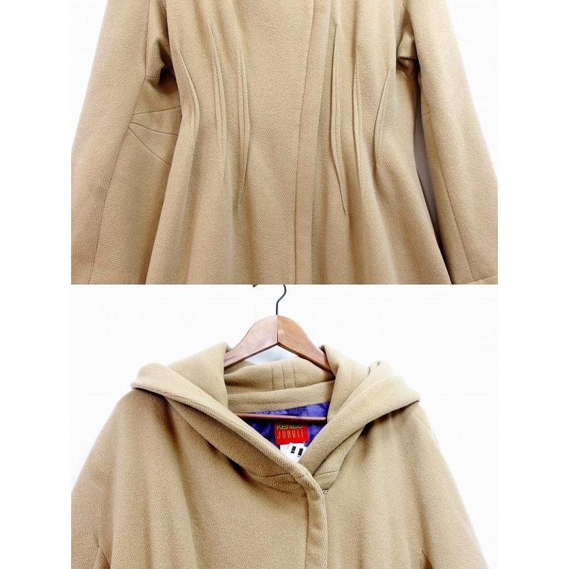 KENZO ケンゾー JUNGLE ウール アンゴラ カシミヤ ロングコート KENZO ケンゾー JUNGLE ウール アンゴラ カシミヤ ロングコート