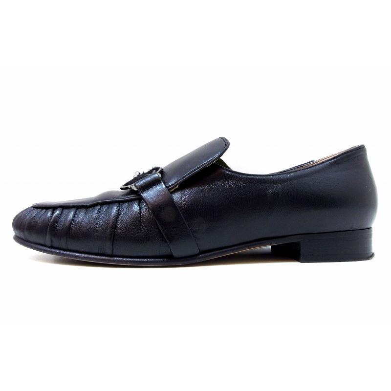 VALENTINO GARAVANI ヴァレンチノガラバーニ パンサーモチーフ　レザーローファー 35.5（22.5〜23ｃｍ相当）_1