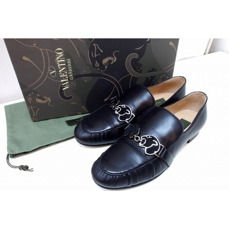 VALENTINO GARAVANI ヴァレンチノガラバーニ パンサーモチーフ　レザーローファー 35.5（22.5〜23ｃｍ相当）_9