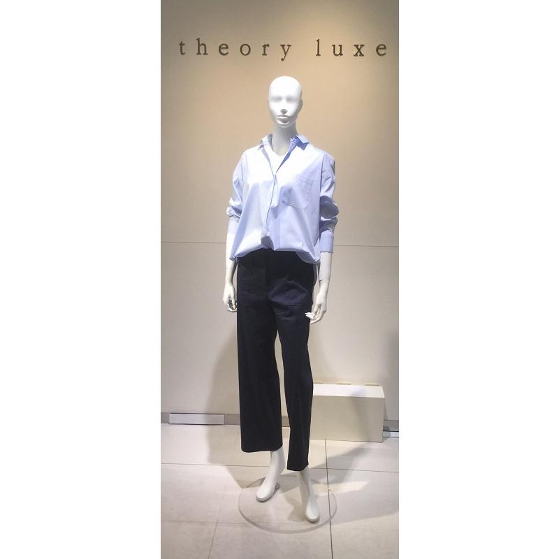 theory luxeネイビー ガウチョパンツ 38タグ付き新品 【公式通販】