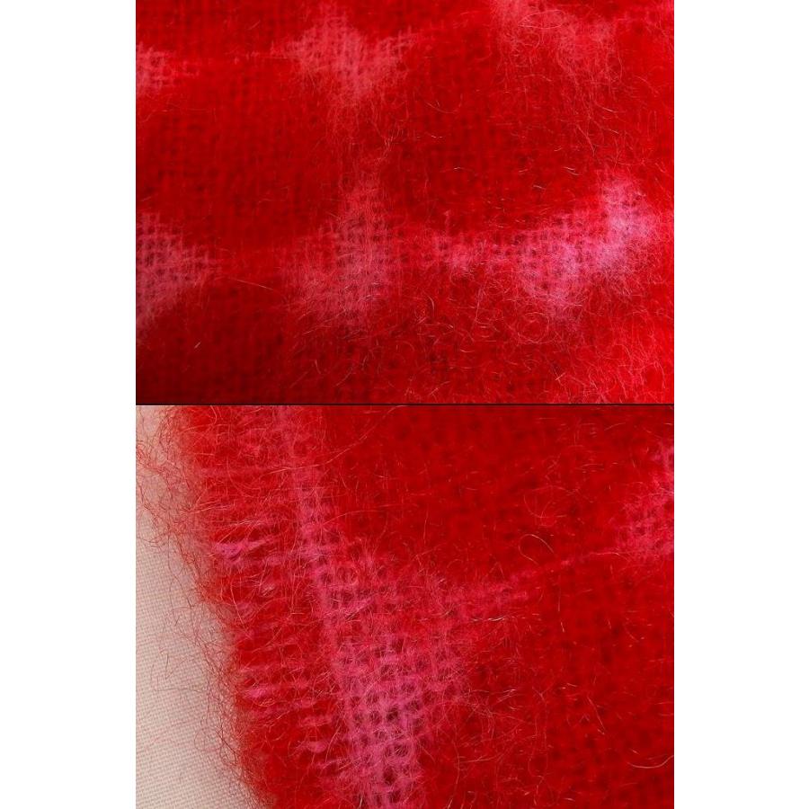 marimekko（マリメッコ） ウール×モヘア ドット柄 ブランケット