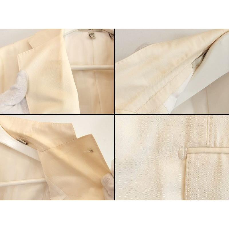 ZARA ザラ メンズスーツ コットン×シルク セットアップ メンズ ZARA ザラ メンズスーツ コットン×シルク セットアップ メンズ