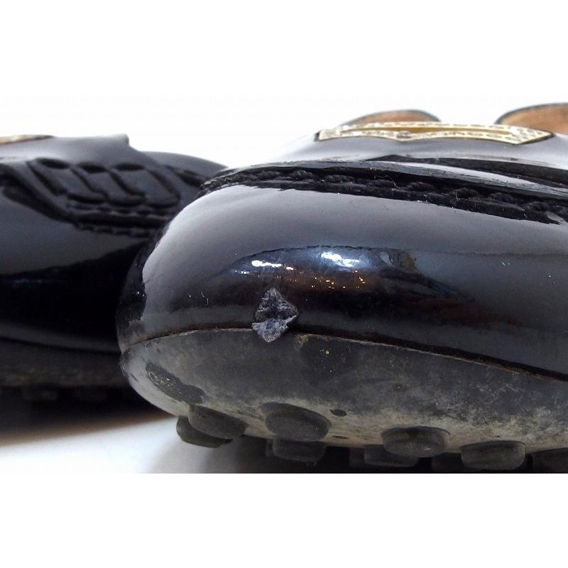 TOD'S（トッズ） パテントレザー フラットパンプス 37 ブラック