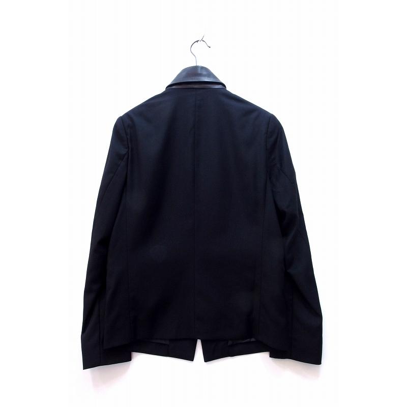 NO ID. ノーアイディ ラムレザー切替 ナポレオンジャケット メンズ ・1