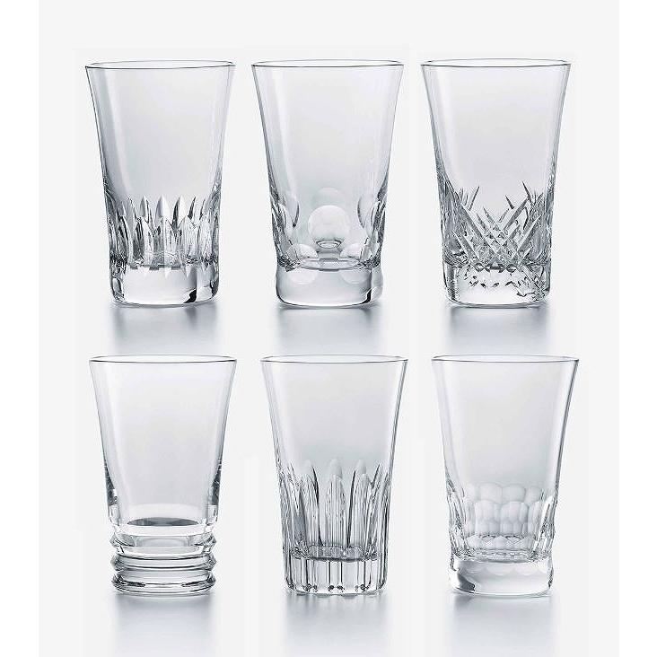 Baccarat バカラ エブリデイ グランデ 6客アソートセット 透明 