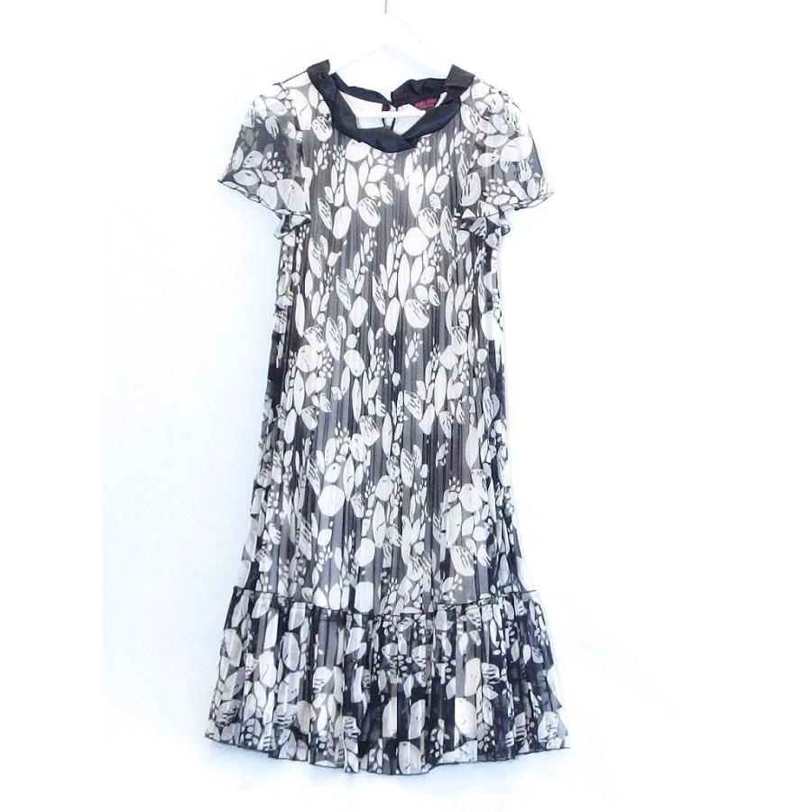 YUKI TORII ユキトリイ シフォン ペチコート 総柄 ボタニカル柄  