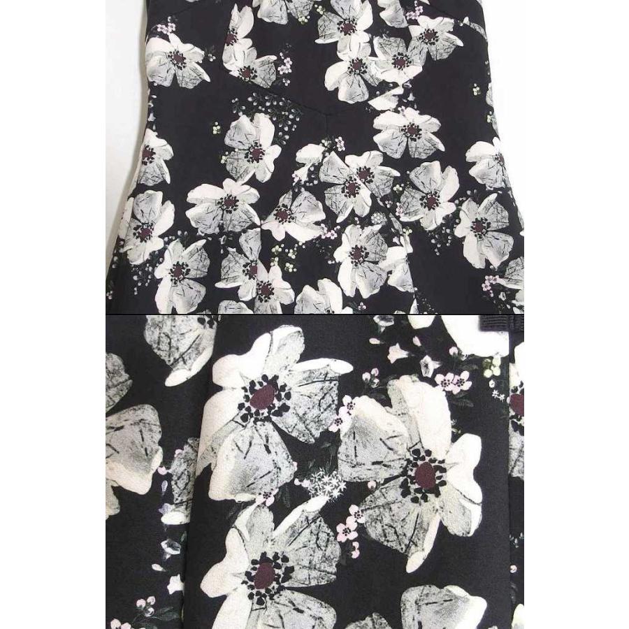 Erdem アーデム 総花柄 ノースリーブ ワンピース ポリエステル