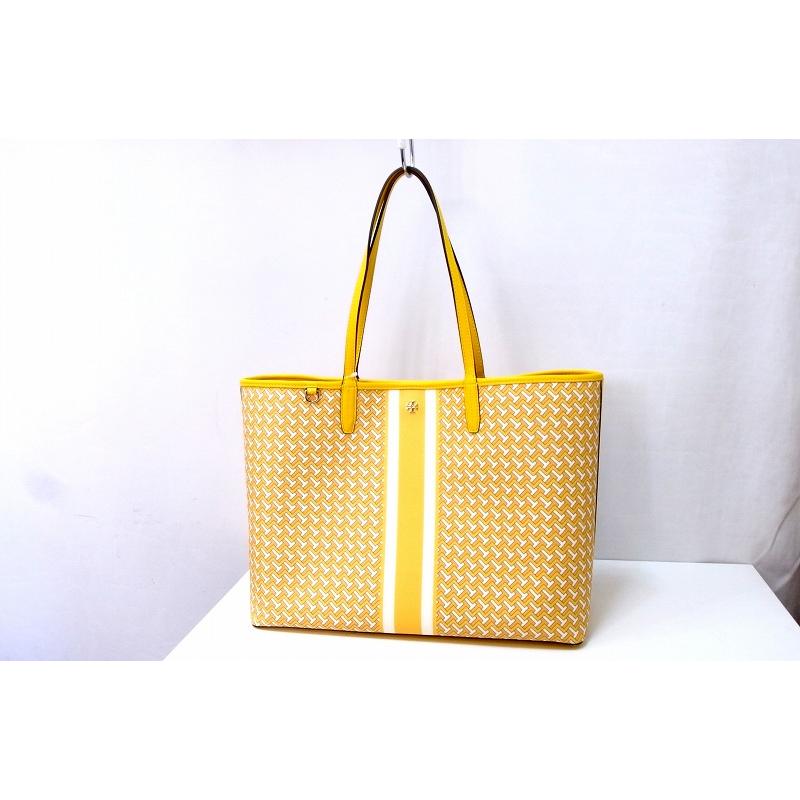 TORY BURCH（トリーバーチ） タイルリンク トートバッグ PVC×レザー