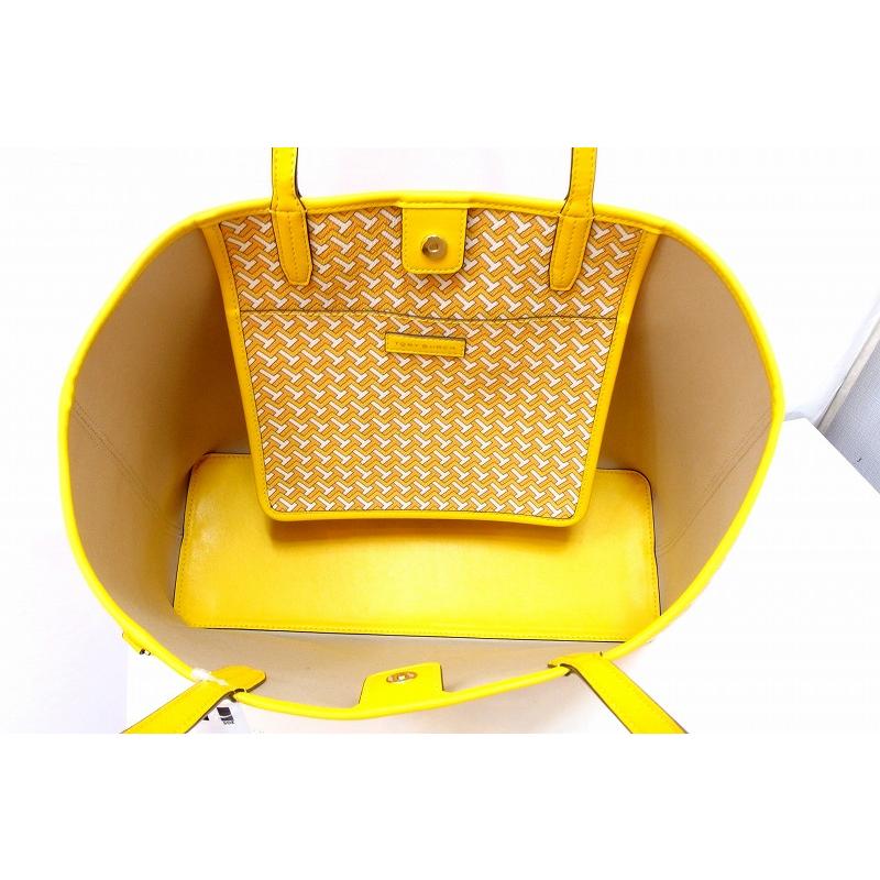 TORY BURCH（トリーバーチ） タイルリンク トートバッグ PVC×レザー