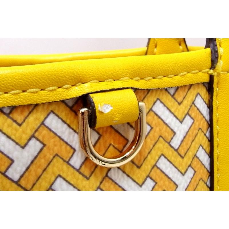 TORY BURCH（トリーバーチ） タイルリンク トートバッグ PVC×レザー